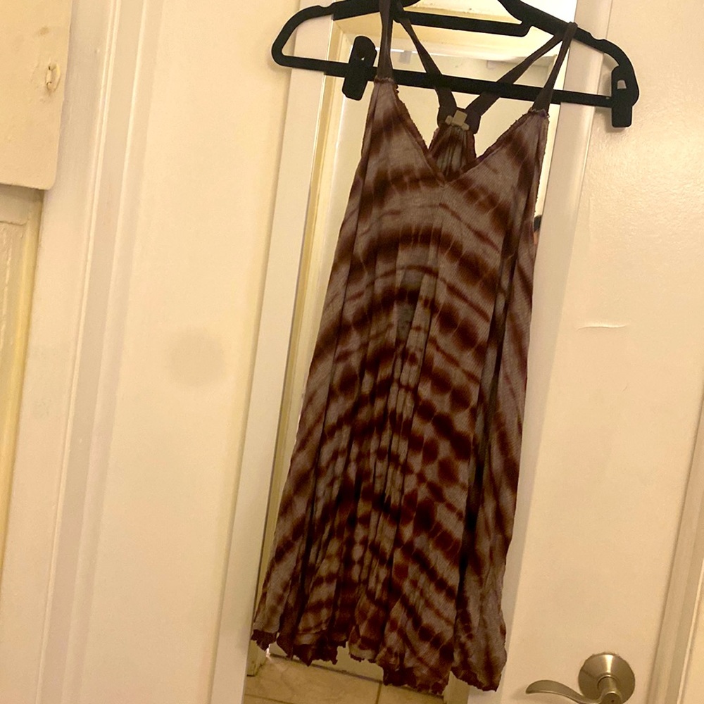 URBAN OUTFITTERS super fun, flowy lightweight tie dye dress